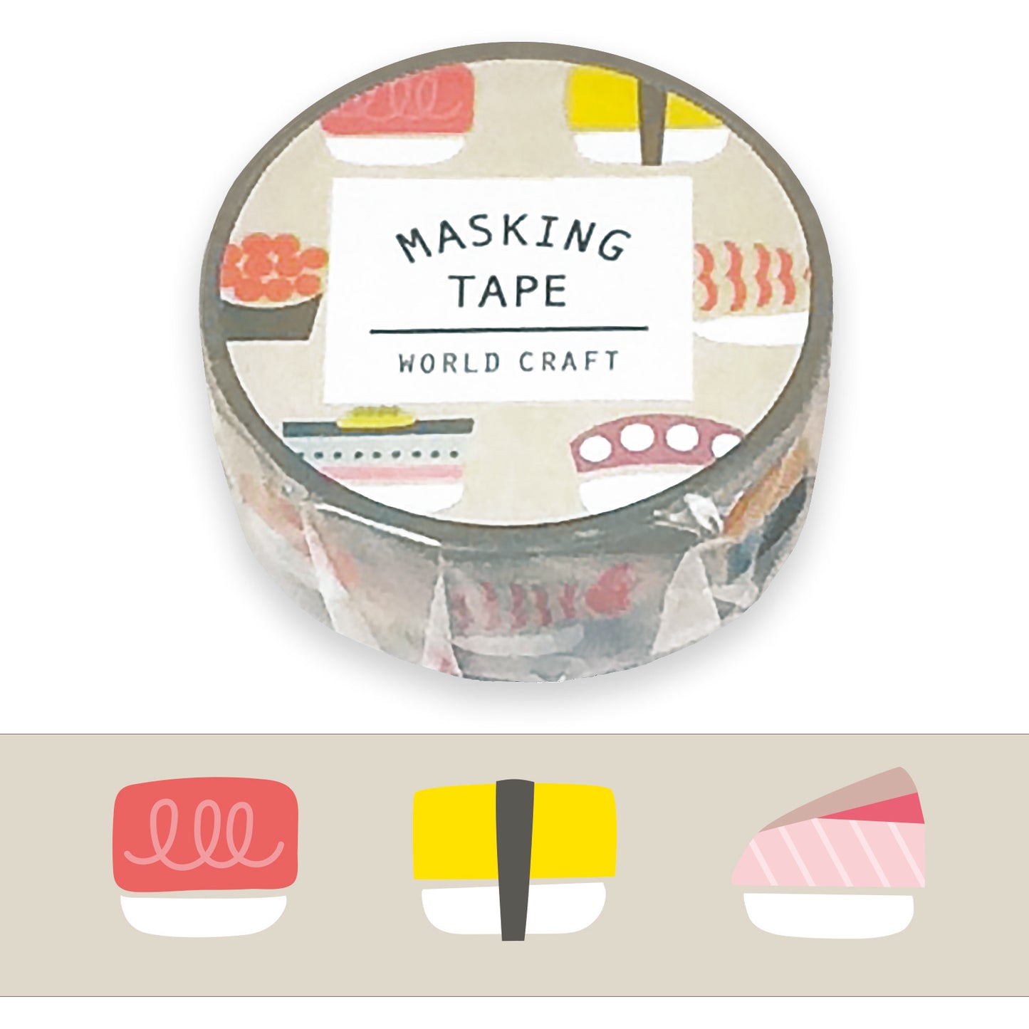 Sushi Knickknacks Stationery 15mm