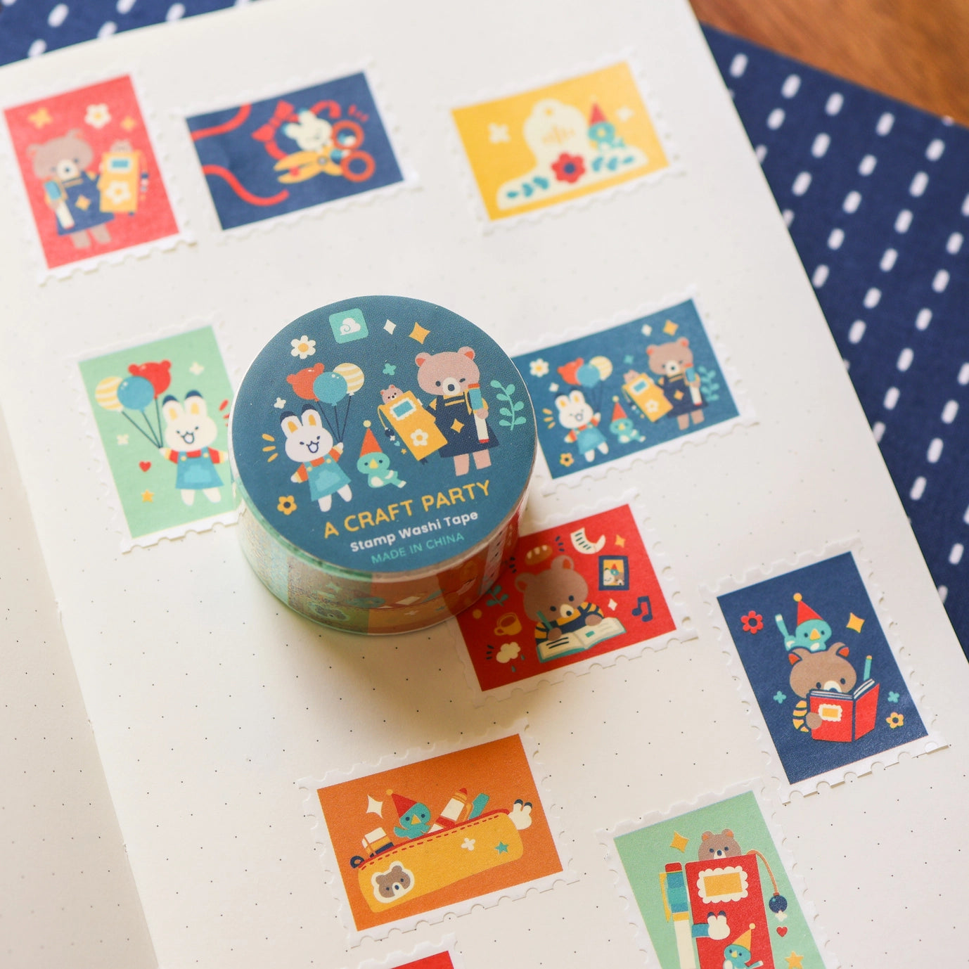 A Craft Party - Stamp Washi Tape
