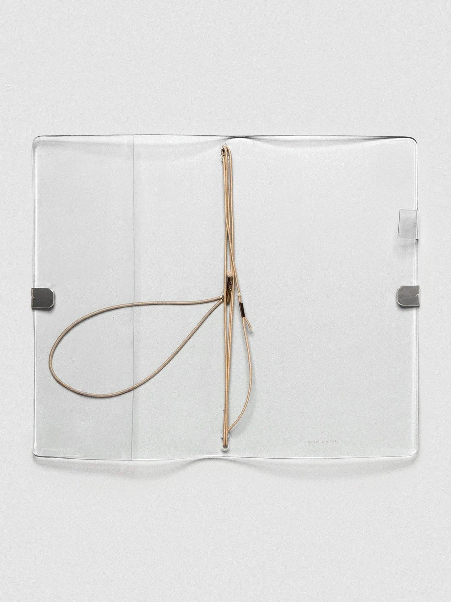Clear Vinyl Travel Notebook Cover