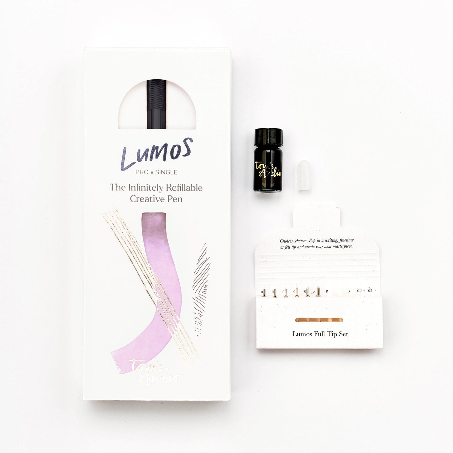 Lumos Pro - Refillable Multi-Tip Pen (Duo Tip)