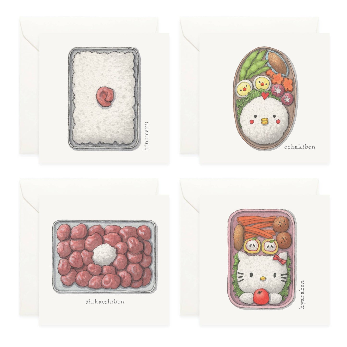 Mini Cards Set / Bento Boxes