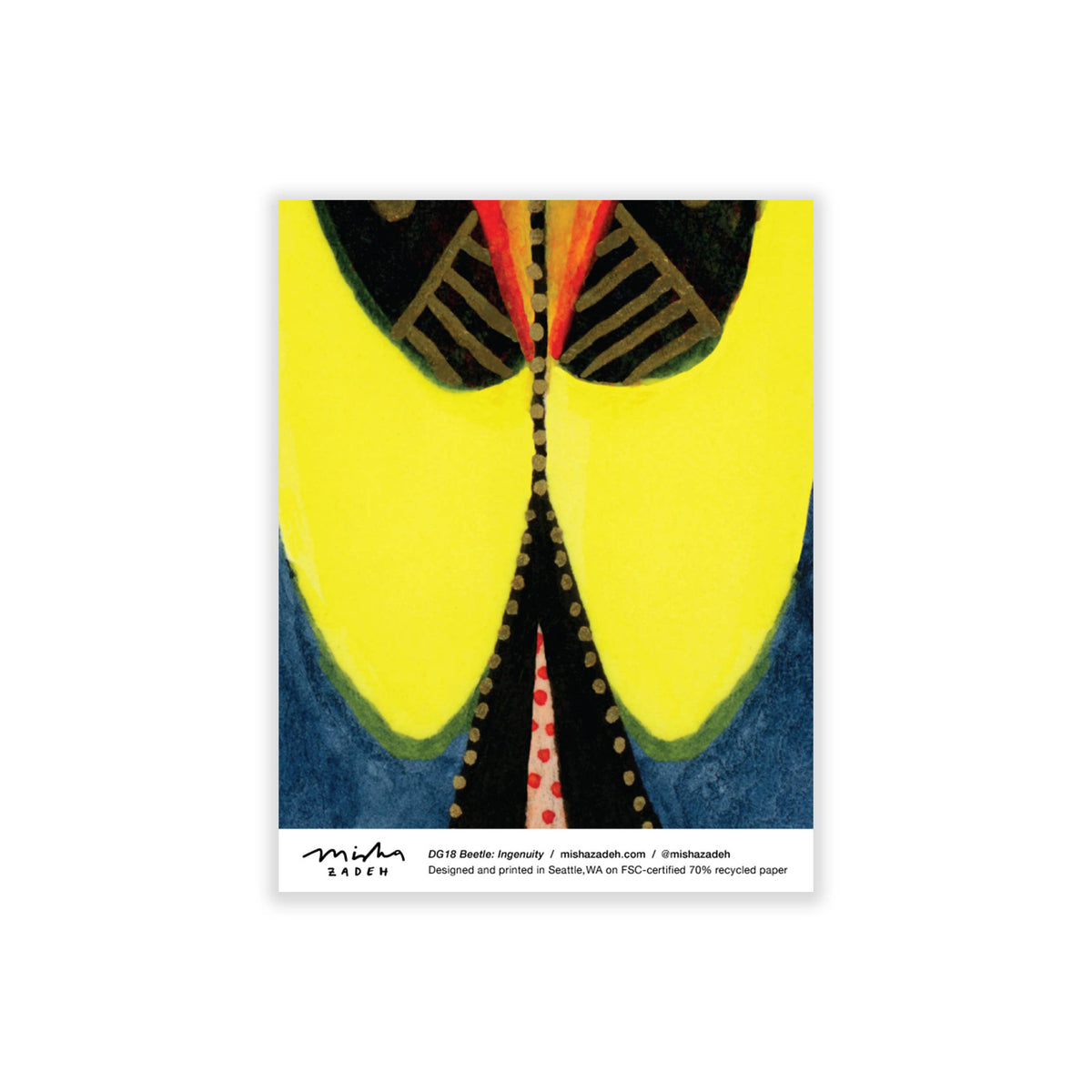 Bugs & Butterflies: Series 1, Boxed Set of 8 Note Cards, 2 each of 4 designs