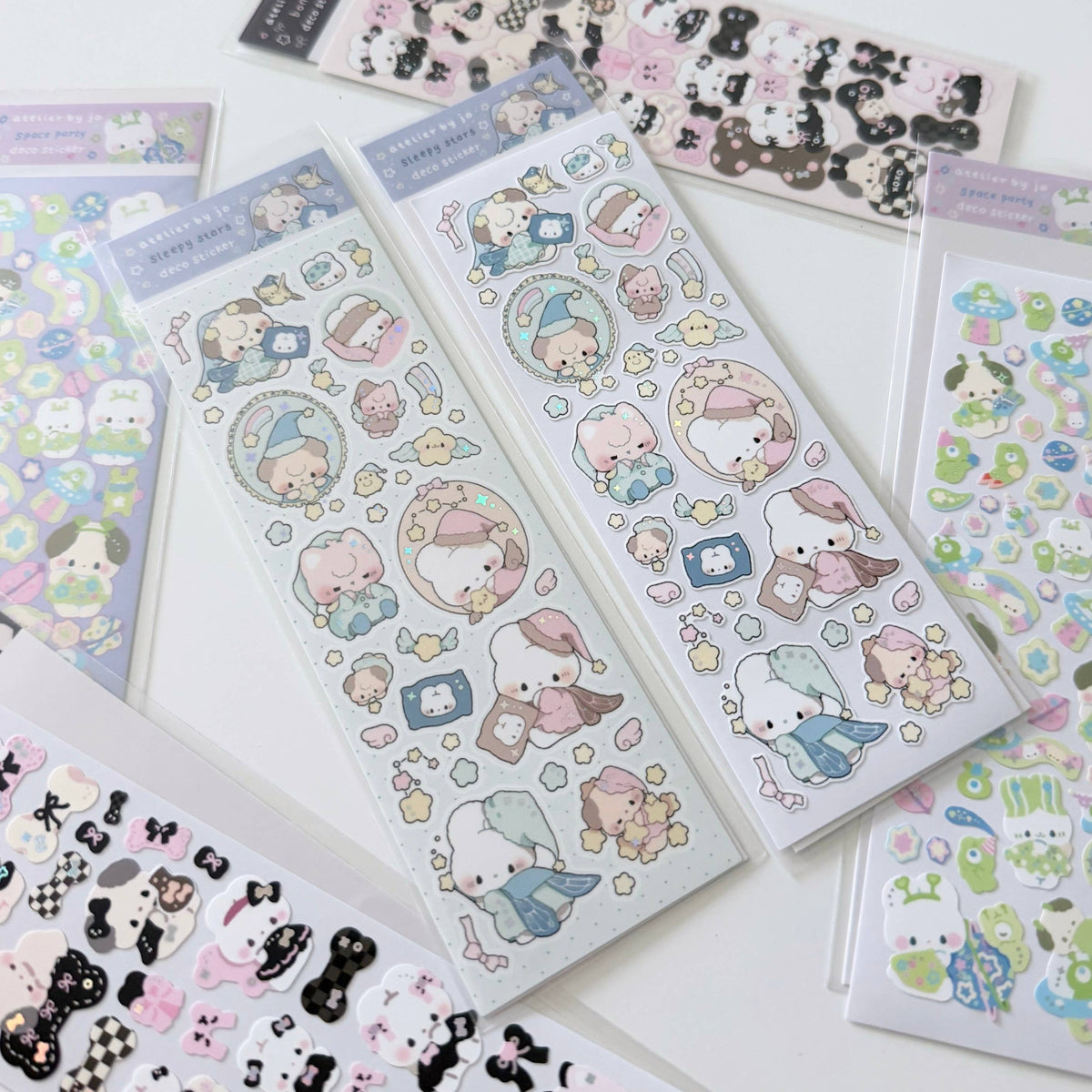 Sleepy Stars Sticker Sheet