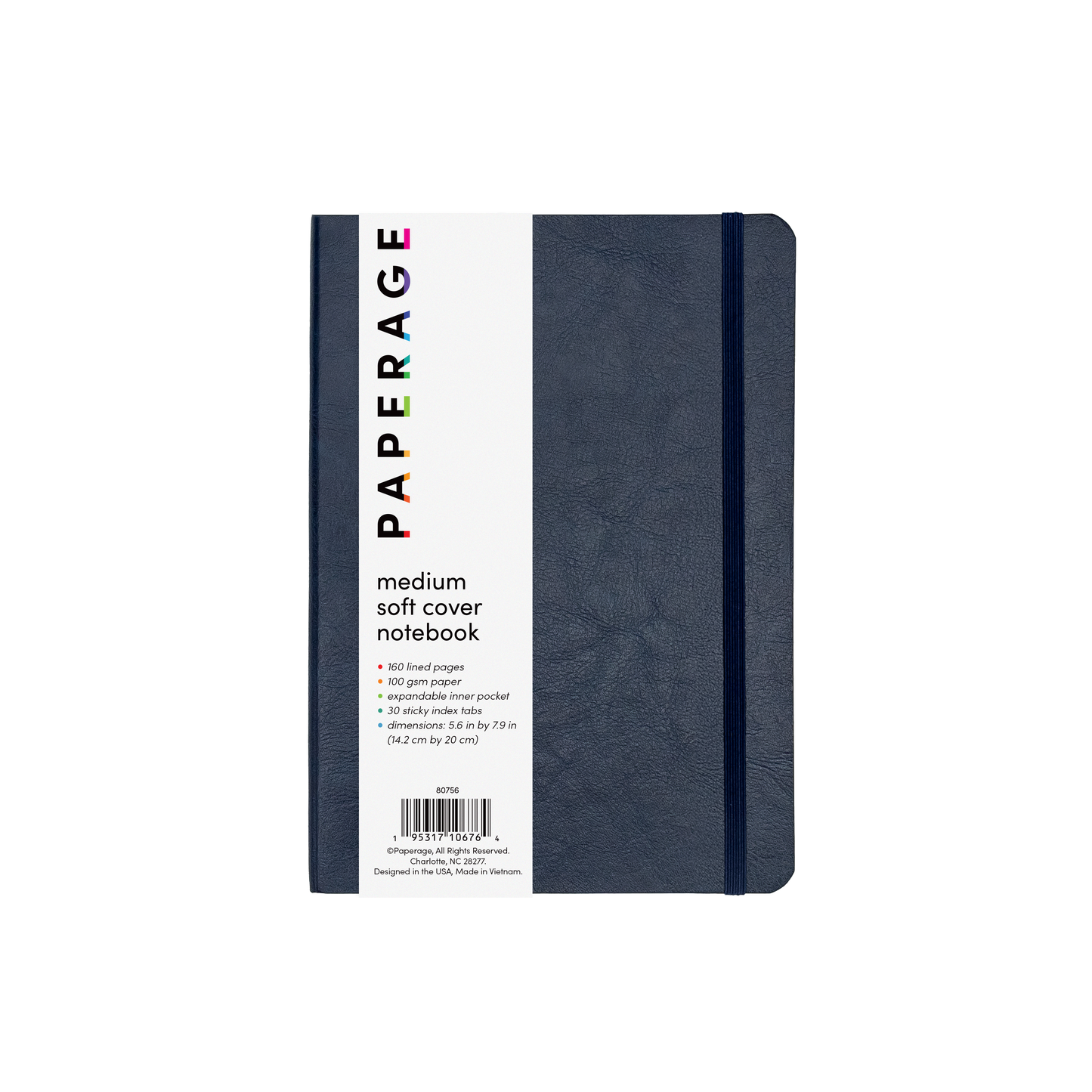 160PG Medium Softcover Lined Journal Notebook