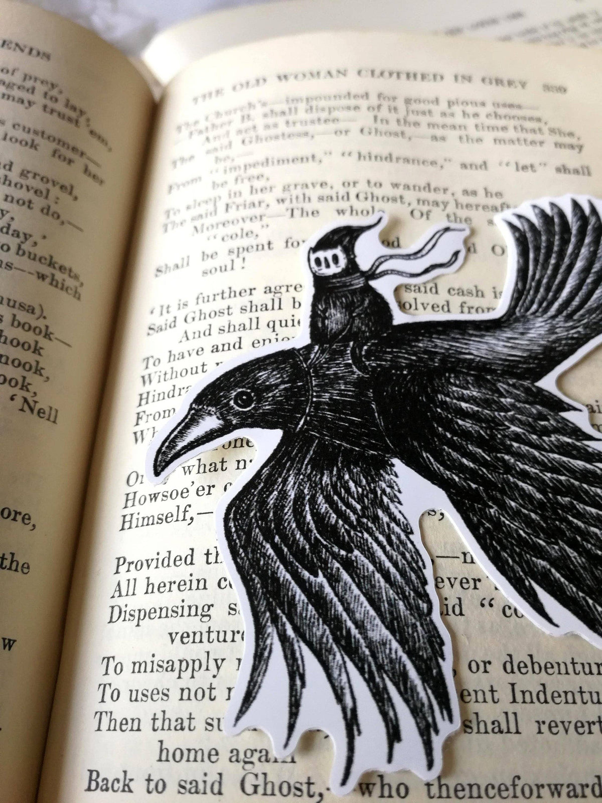 Crow Rider Vinyl Sticker