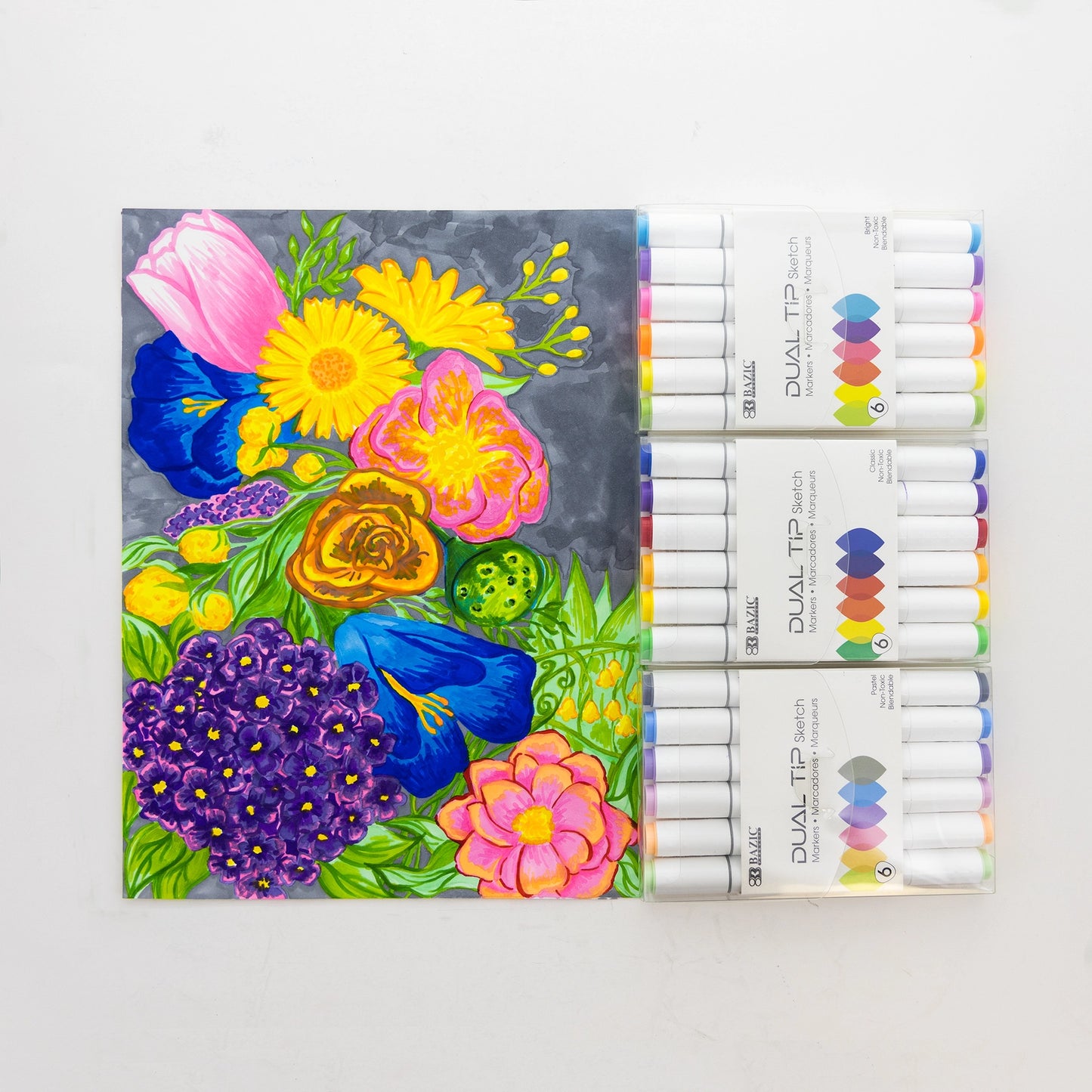 Dual Tipped Alcohol-Based Markers