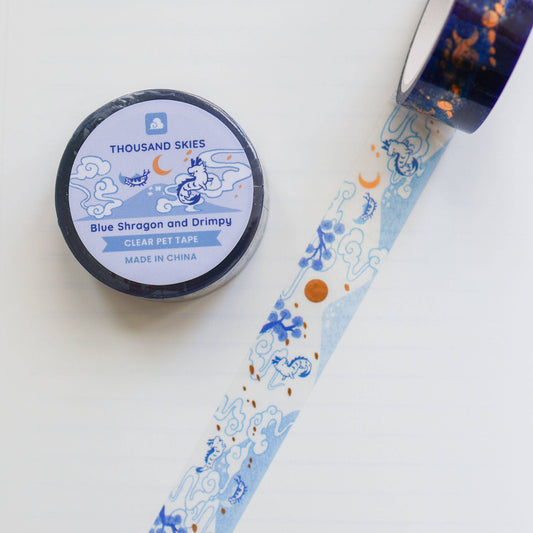 PET Tape - (Foil) Blue Shragon and Drimpy