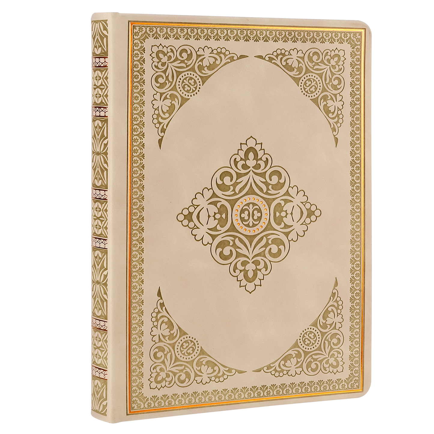 Victoria's Journals Vintage Style Diary Hard Cover (Apricot)