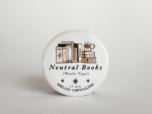 Neutral Books Washi Tape