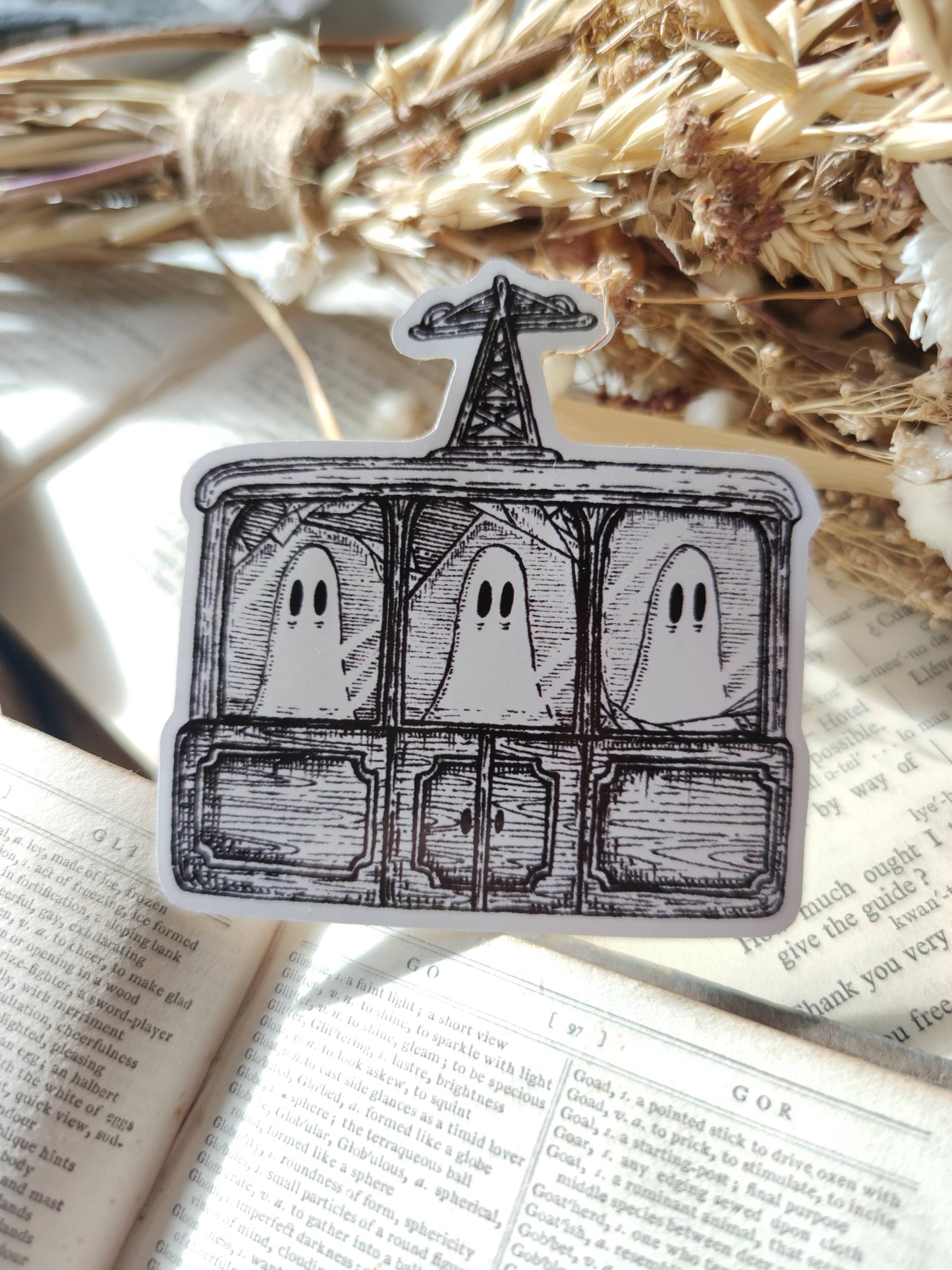 Gondola Ghosties Vinyl Sticker