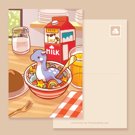 Postcard Cereal Monster