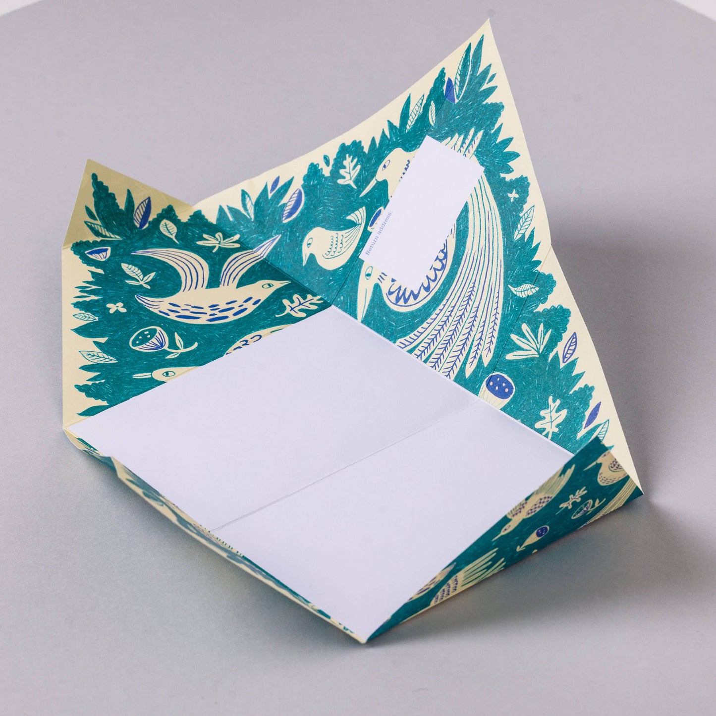Fig & Feather Pigeon, Folding Letter Set – Pack of 6 Letters