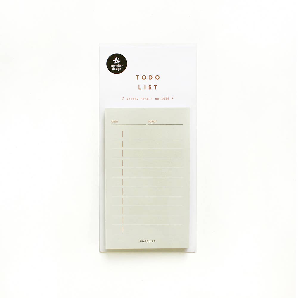 Suatelier-1936 To Do List Sticky Notes