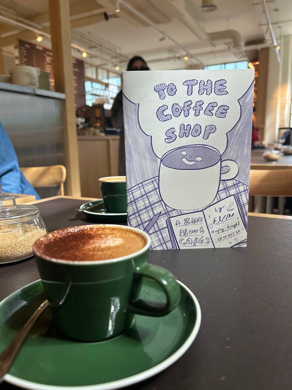 Coffee Shop Risograph Zine A5 - Illustrations & Writings
