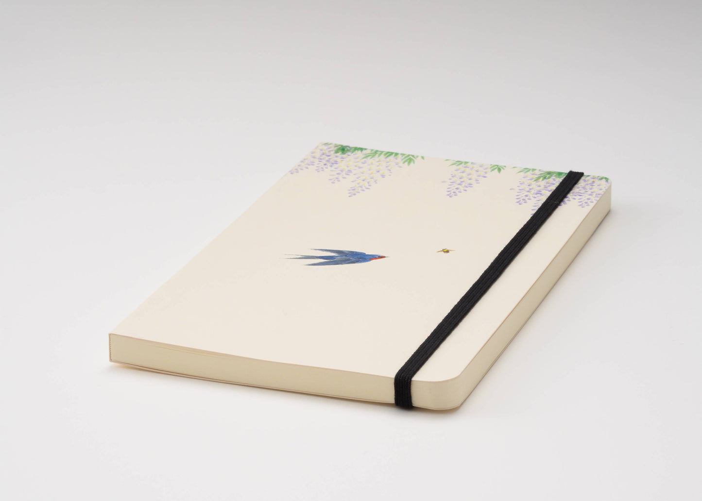 Artist Note Book Wisteria and Swallow /(5.31 in × 8.27 in)