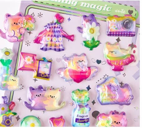 Aurora Bonbon Sparkling Stickers