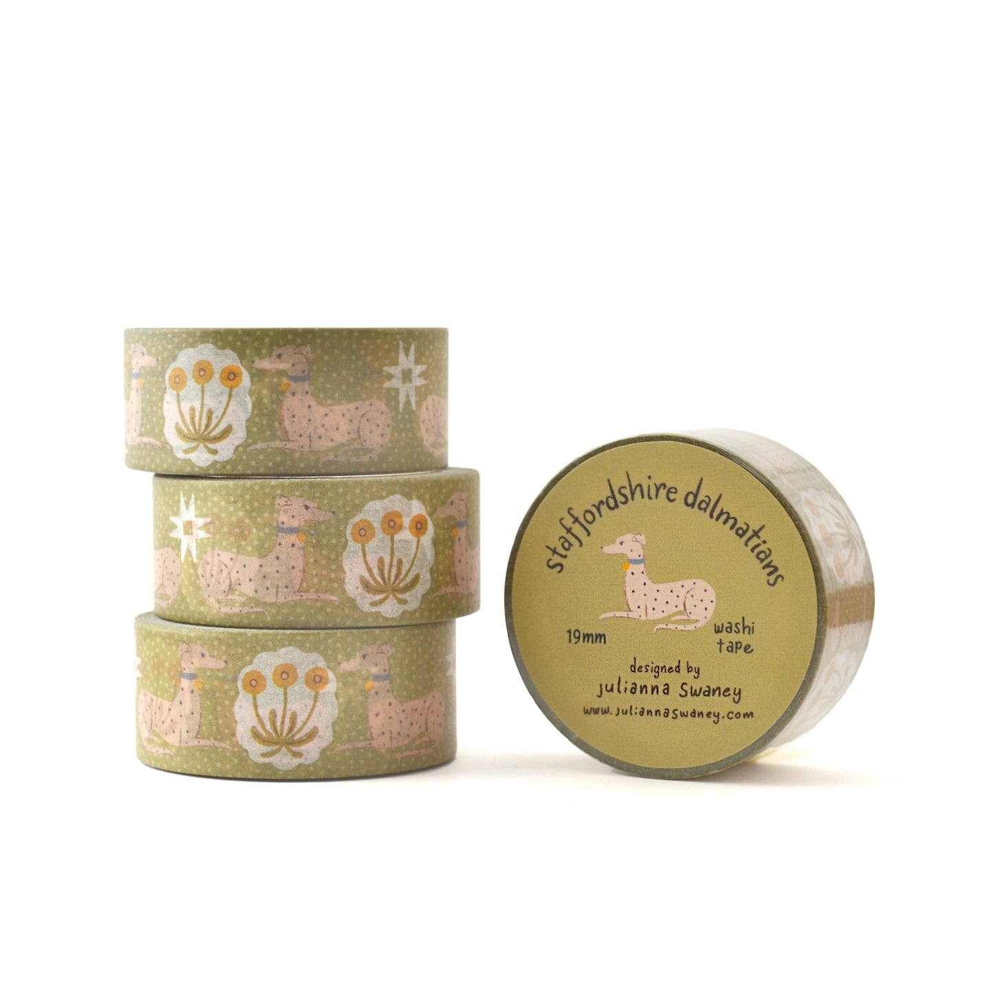 Staffordshire Dalmations Washi Tape