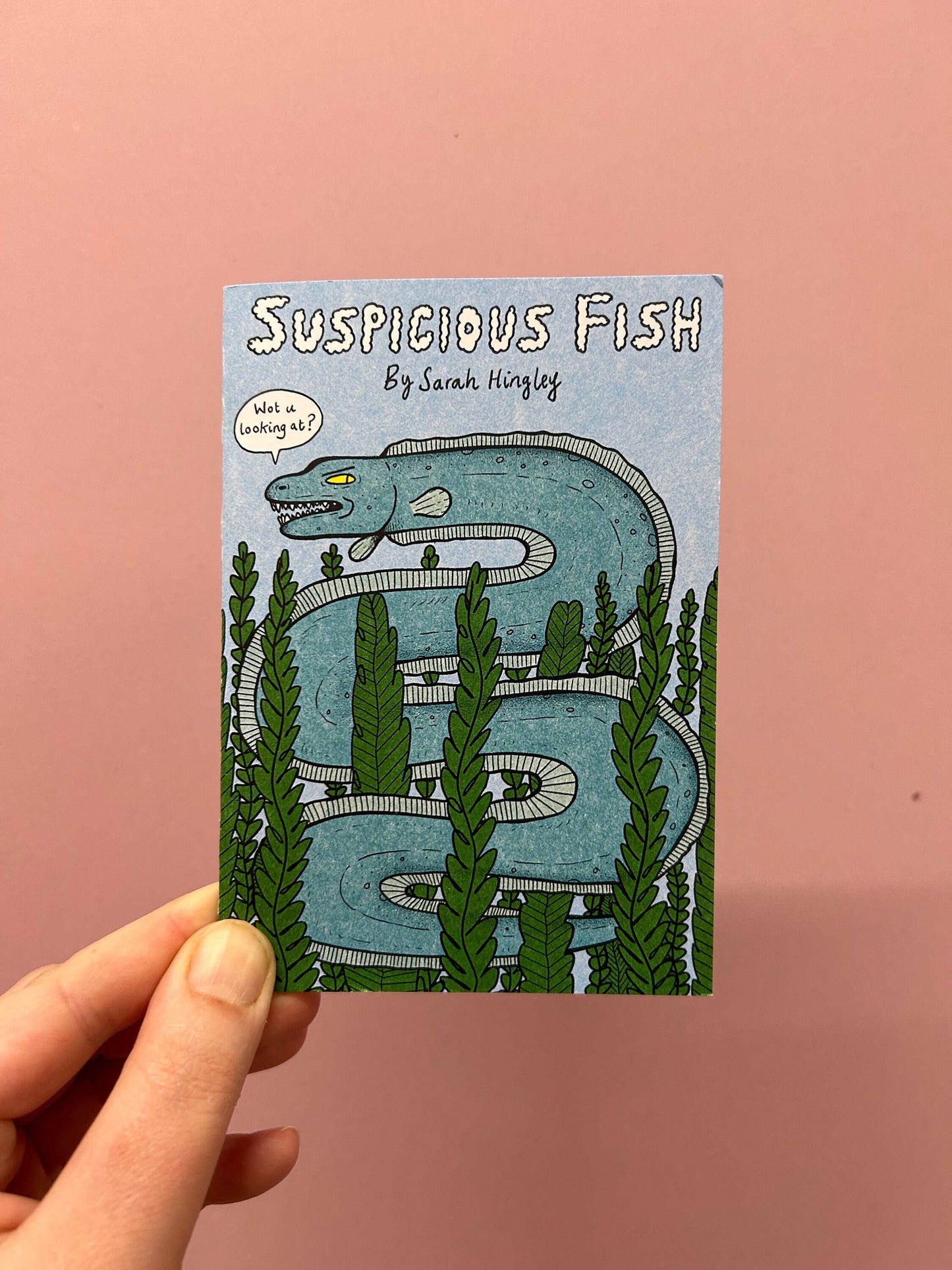 Suspicious Fish Sazzsquatch Undersea Comic Zine A6