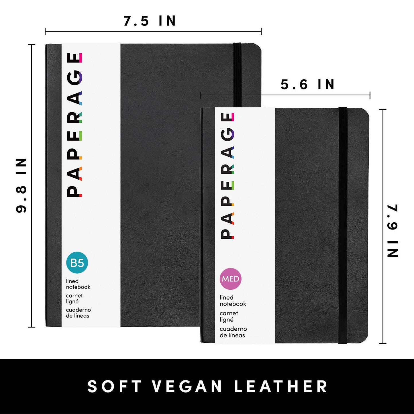 160PG Medium Softcover Lined Journal Notebook