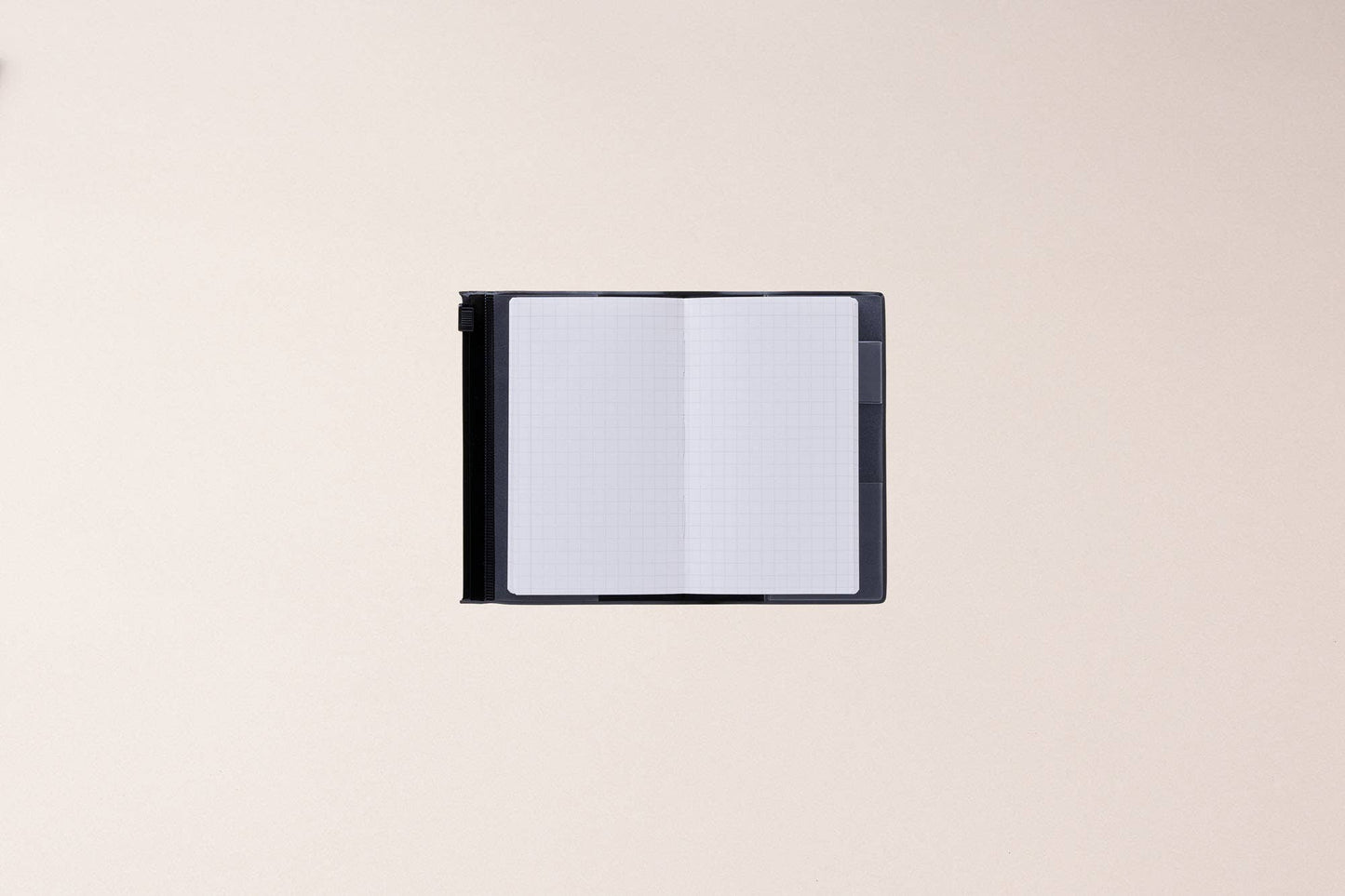 EDiT B7 Grid Notebook with PVC Cover & Zipper Pocket