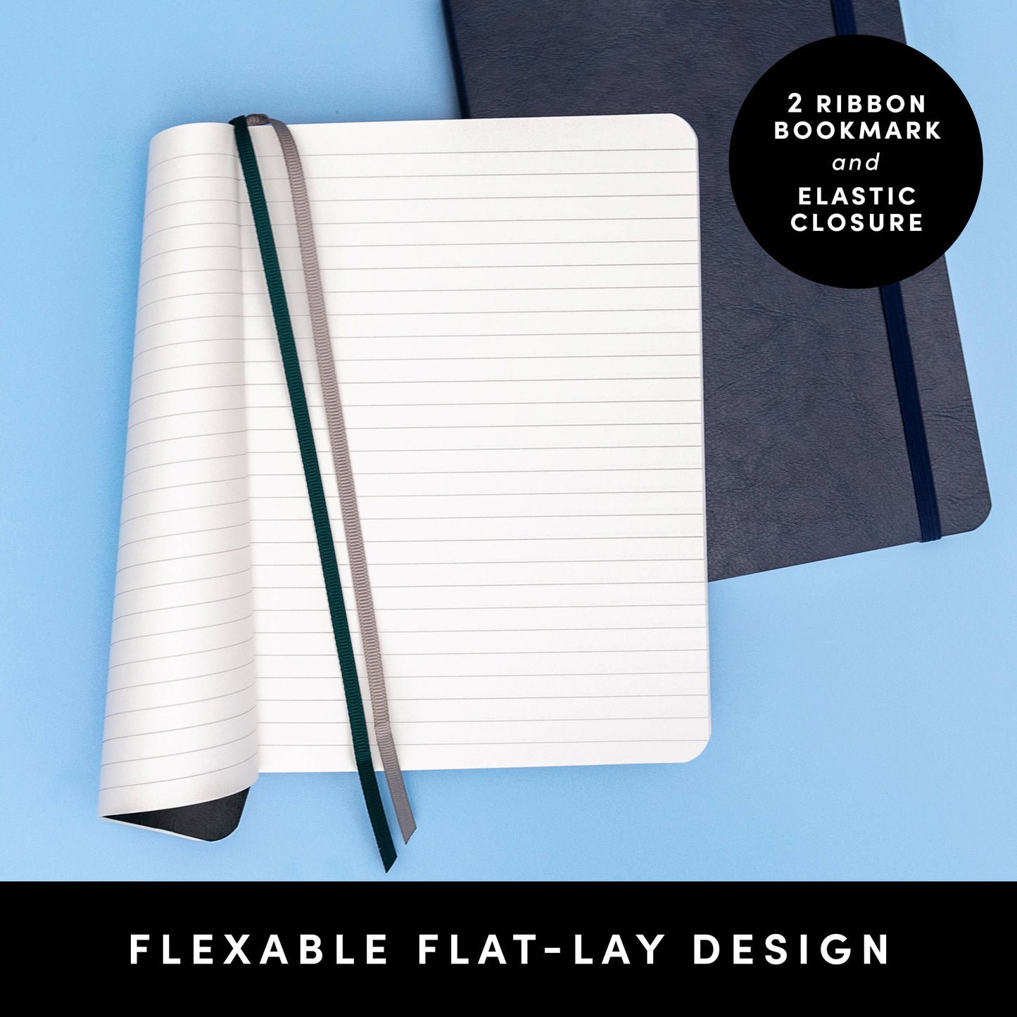 160PG Medium Softcover Lined Journal Notebook