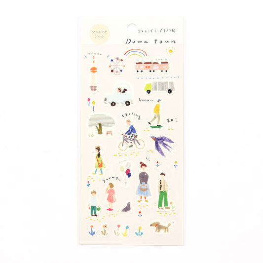 Miki Tamura Stickers - Down Town