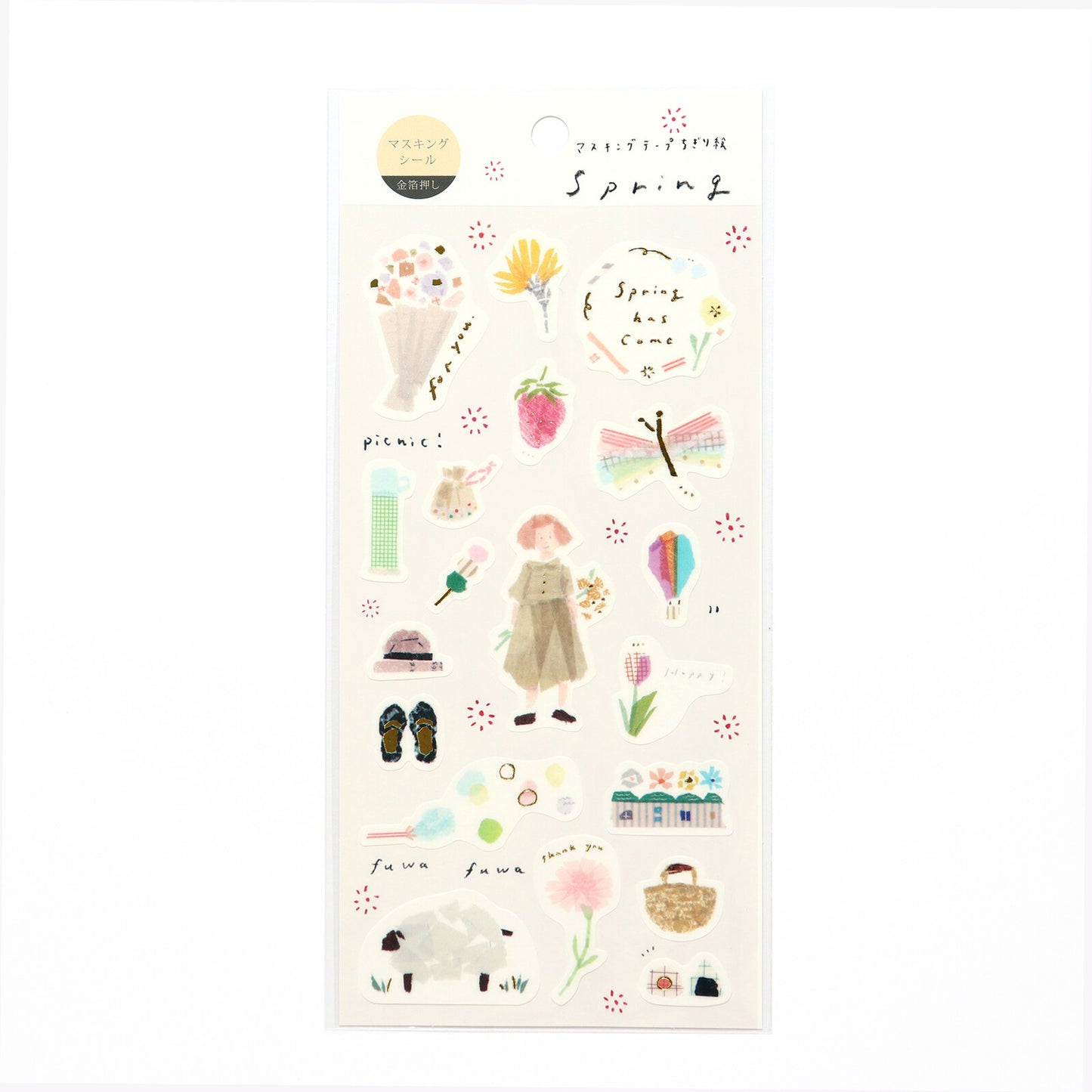 Miki Tamura Stickers - Spring