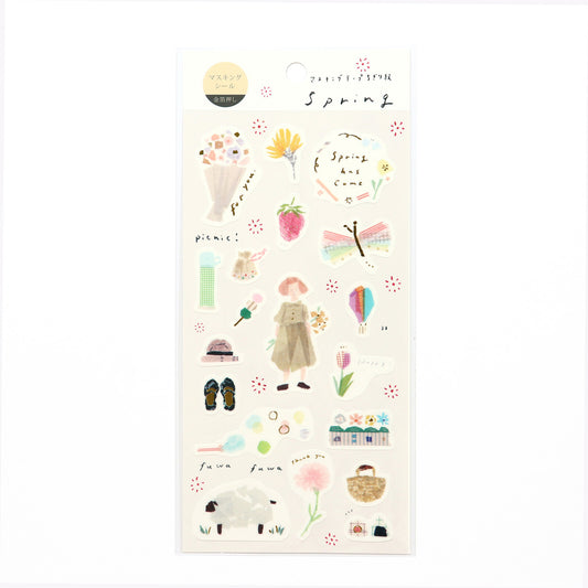 Miki Tamura Stickers - Spring