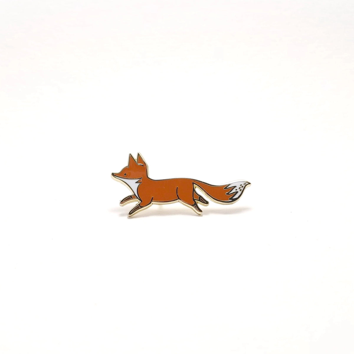 Running Water Pin Running Fox Enamel Pin – The Cozy Journal