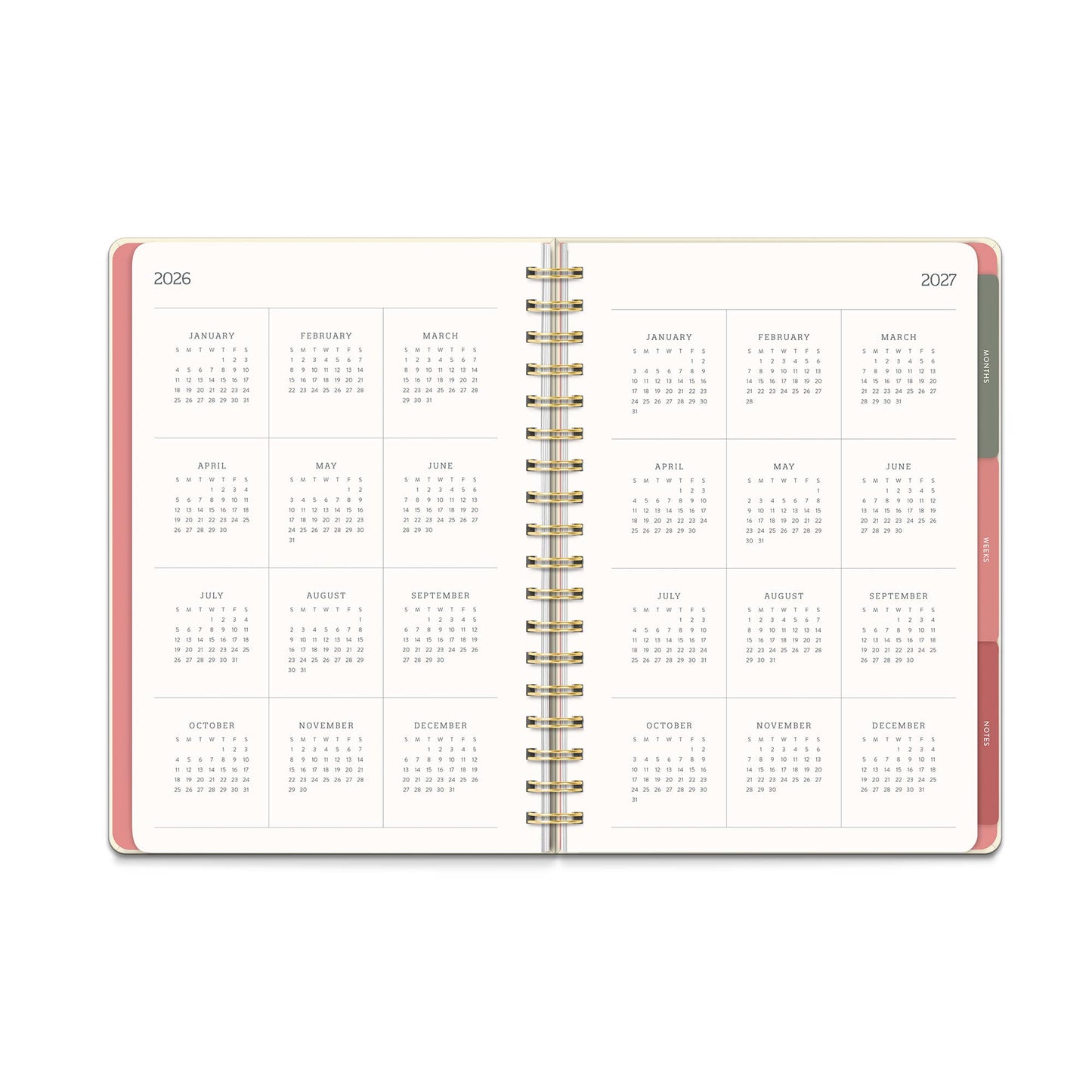 2027 Age of Romance Tri-Tab Planner