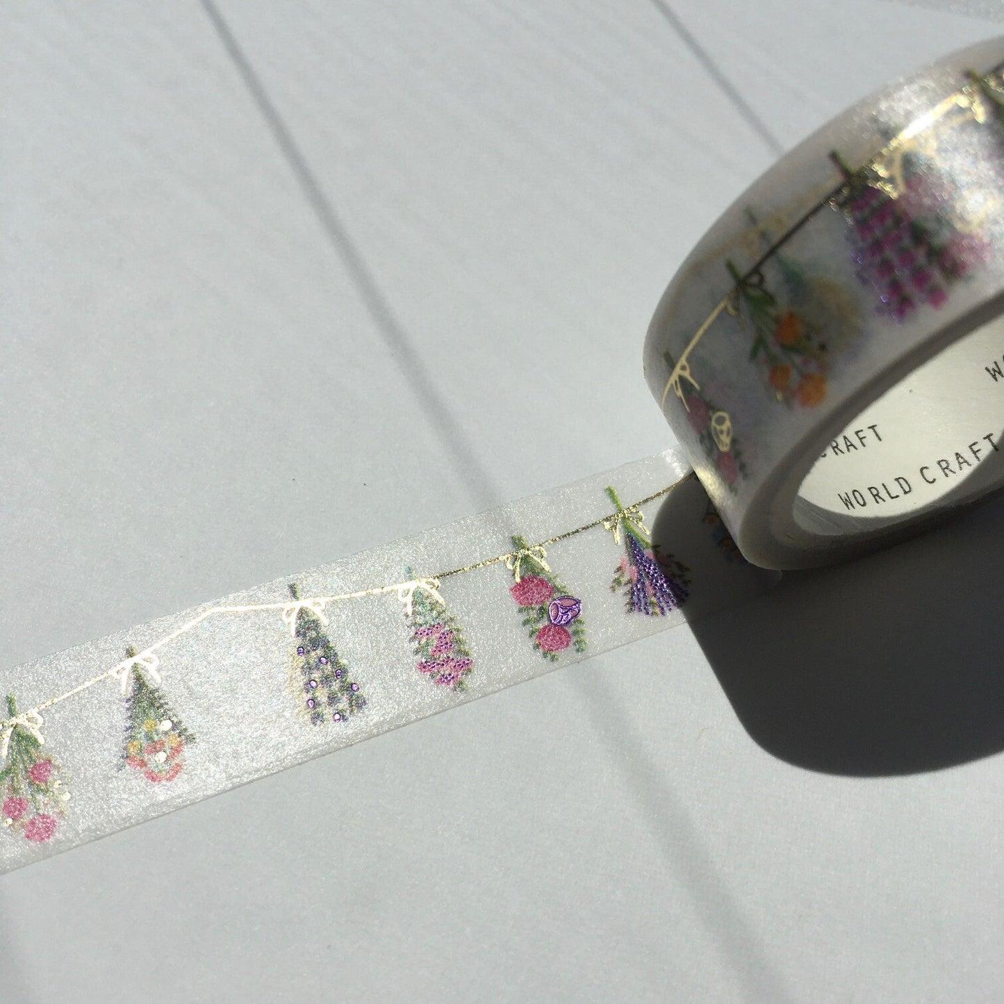 Hanging Flowers Washi Tape