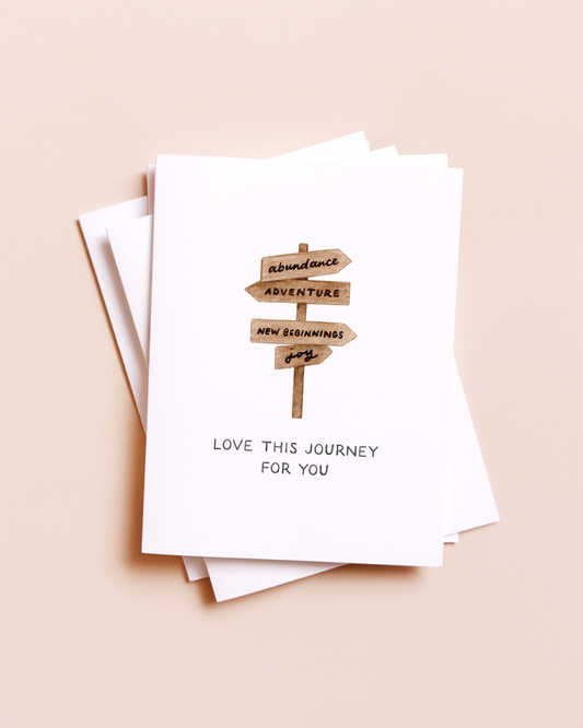 Love This Journey — Schitt's Creek Grad / Retirement Card