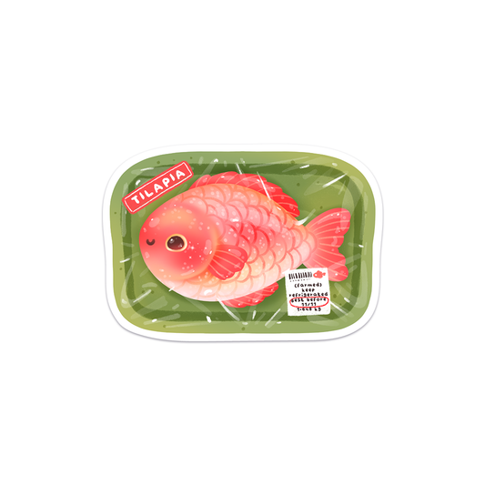 Tilapia Waterproof Vinyl Sticker