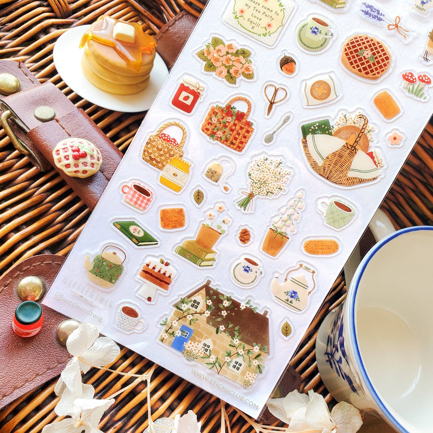Woodland Tea Party Sticker Sheet