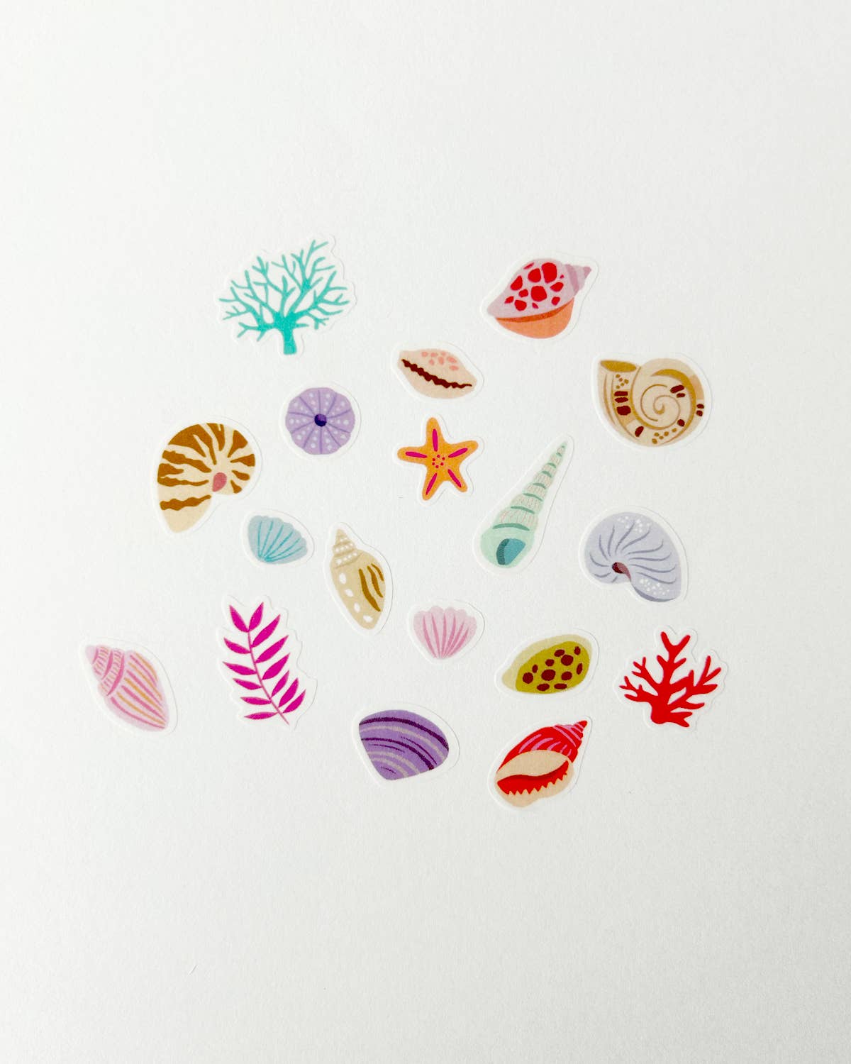 Seashells Jumble Washi Stickers