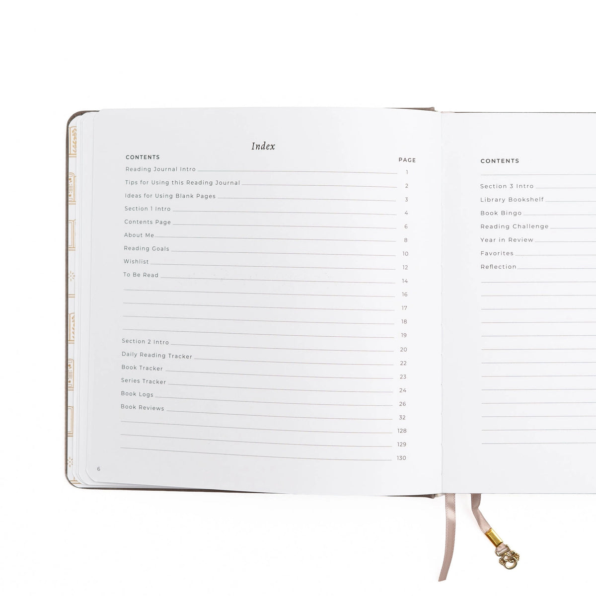 Library Style Journal Vintage Library in Lilac: Reading Journal (A5 Size) – The Cozy Journal