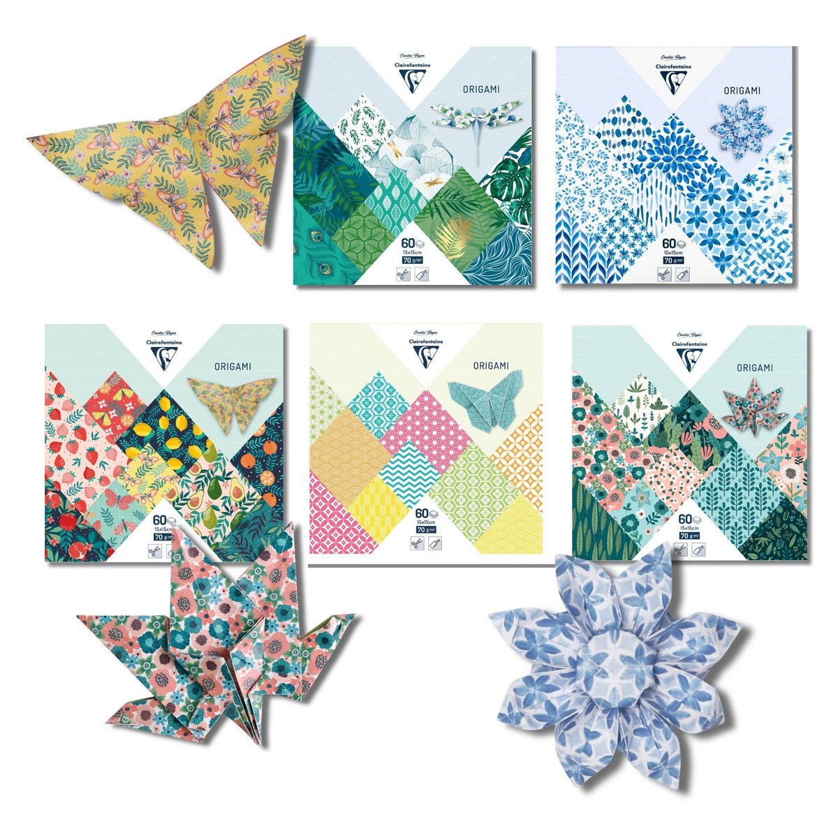 Clairefontaine Origami Paper - 6 x 6"