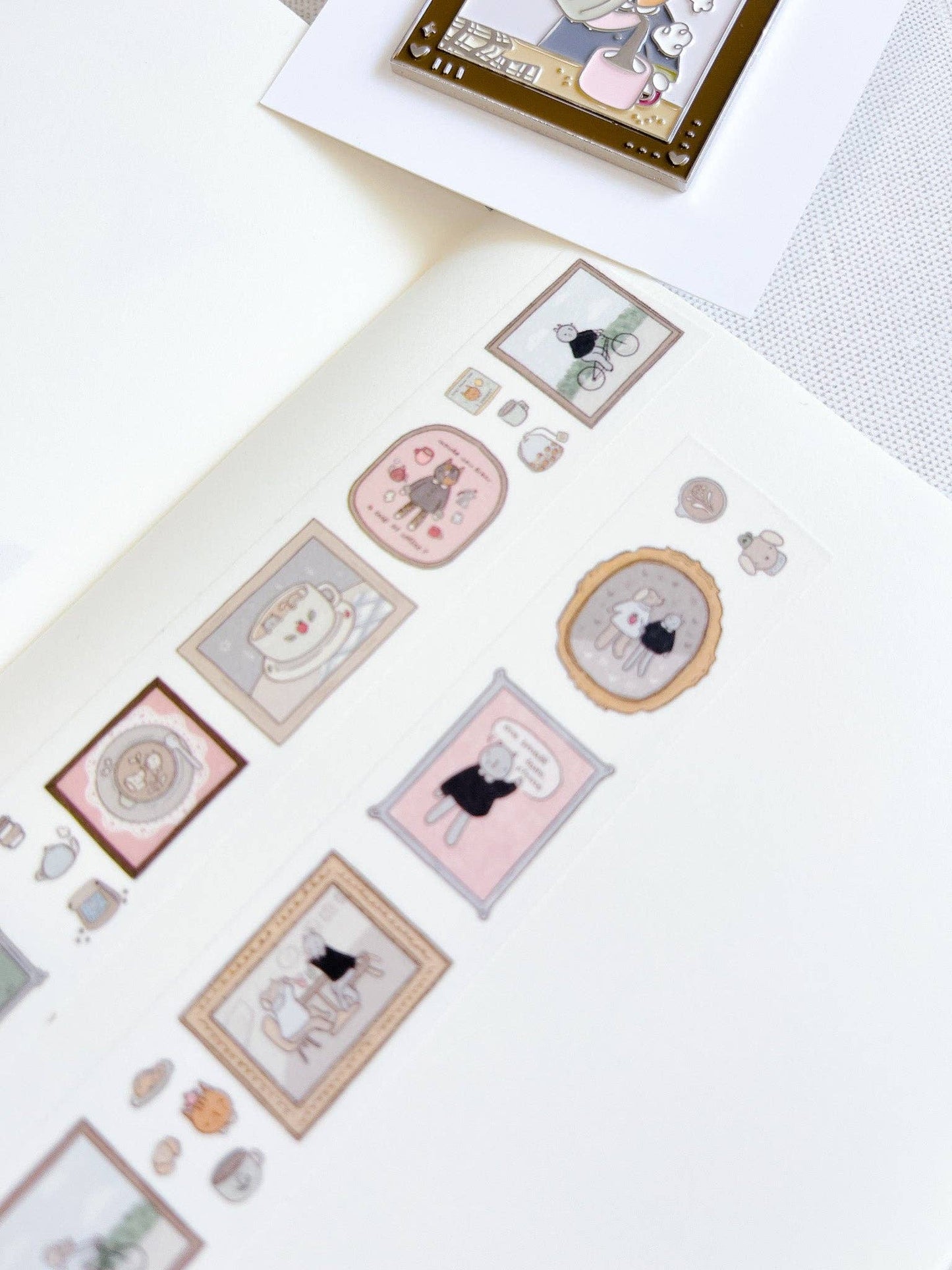 Kuboandlucy x Dana Ate Oatmeal Saturday at the Cafe 20mm Washi Tape