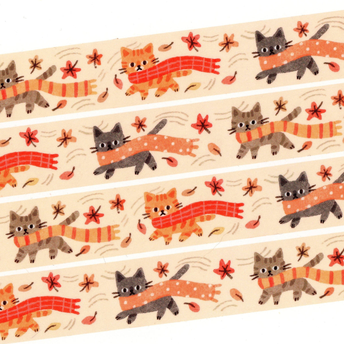 Autumn Cat Washi Tape