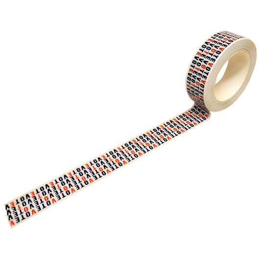 VOTE Washi Tape in Red, White, and Blue