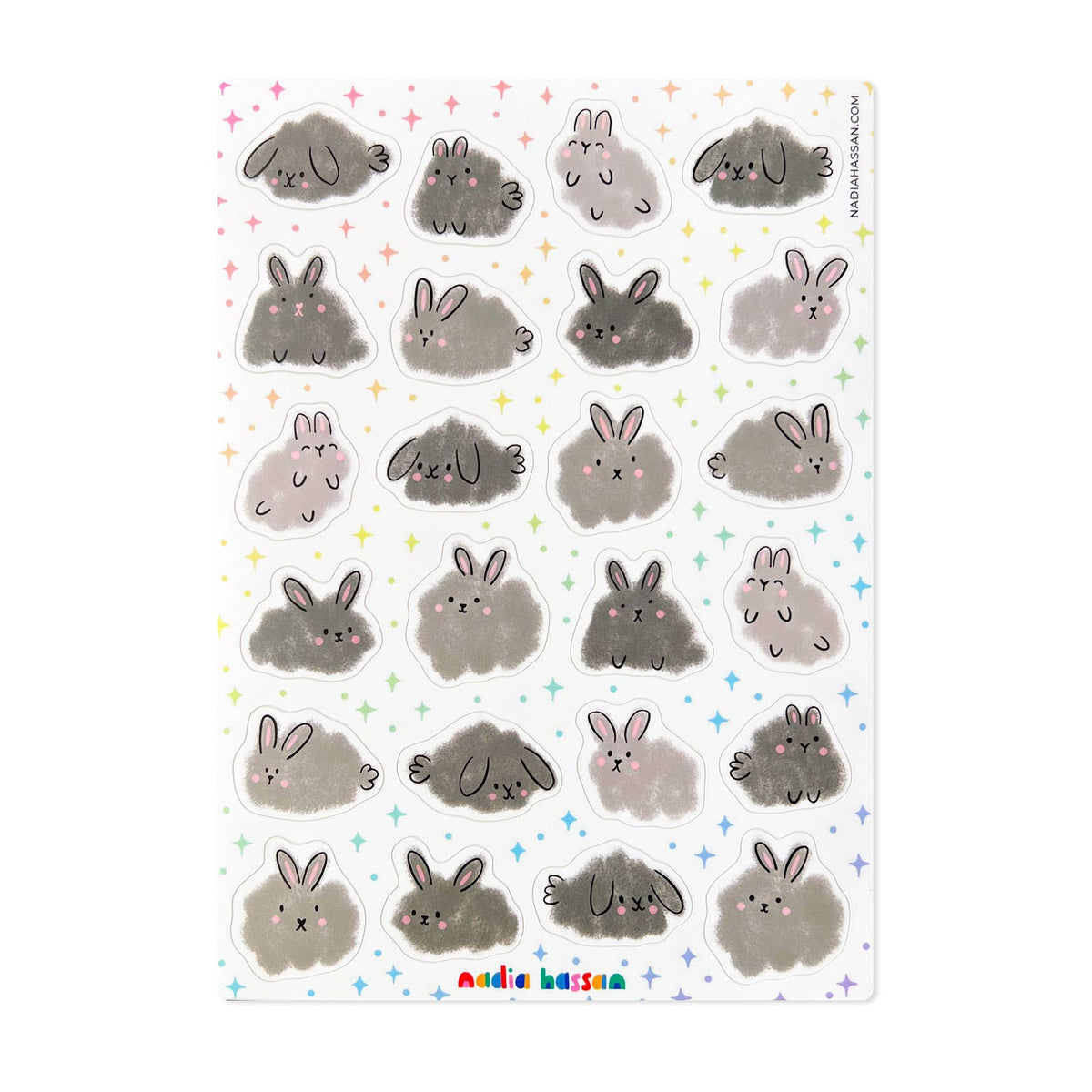 Dust Bunnies 5x7 Sticker Sheet
