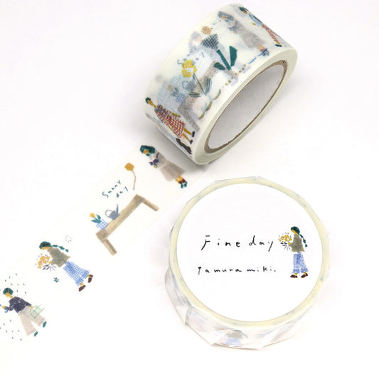 Miki Tamura Fine day 20mm x 7m Washi Tape