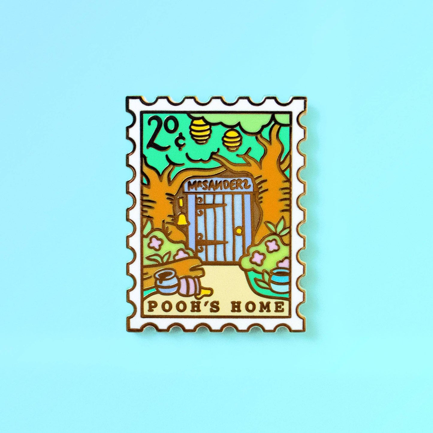 Pooh's Home Enamel Pin