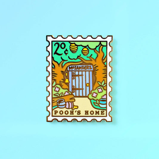 Pooh's Home Enamel Pin