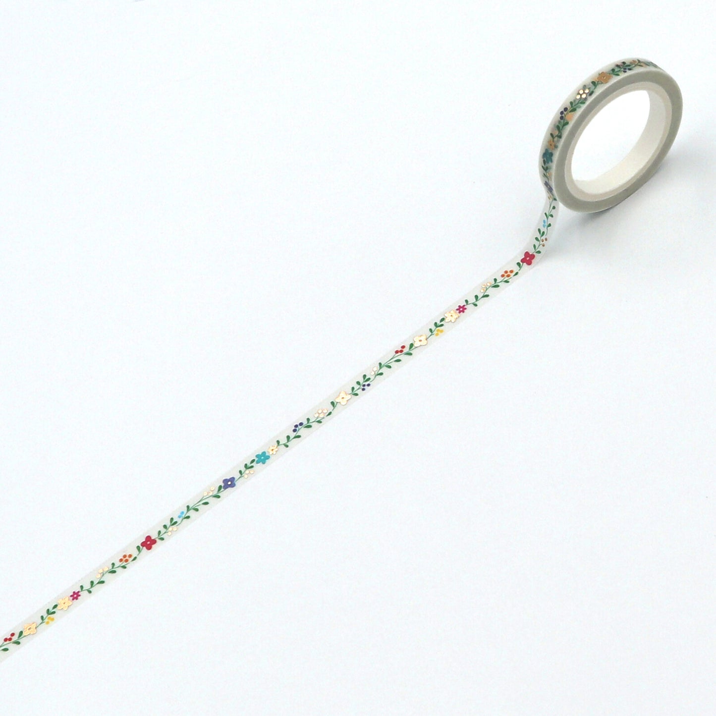 Flower Foil 5mm Clear Washi Tape