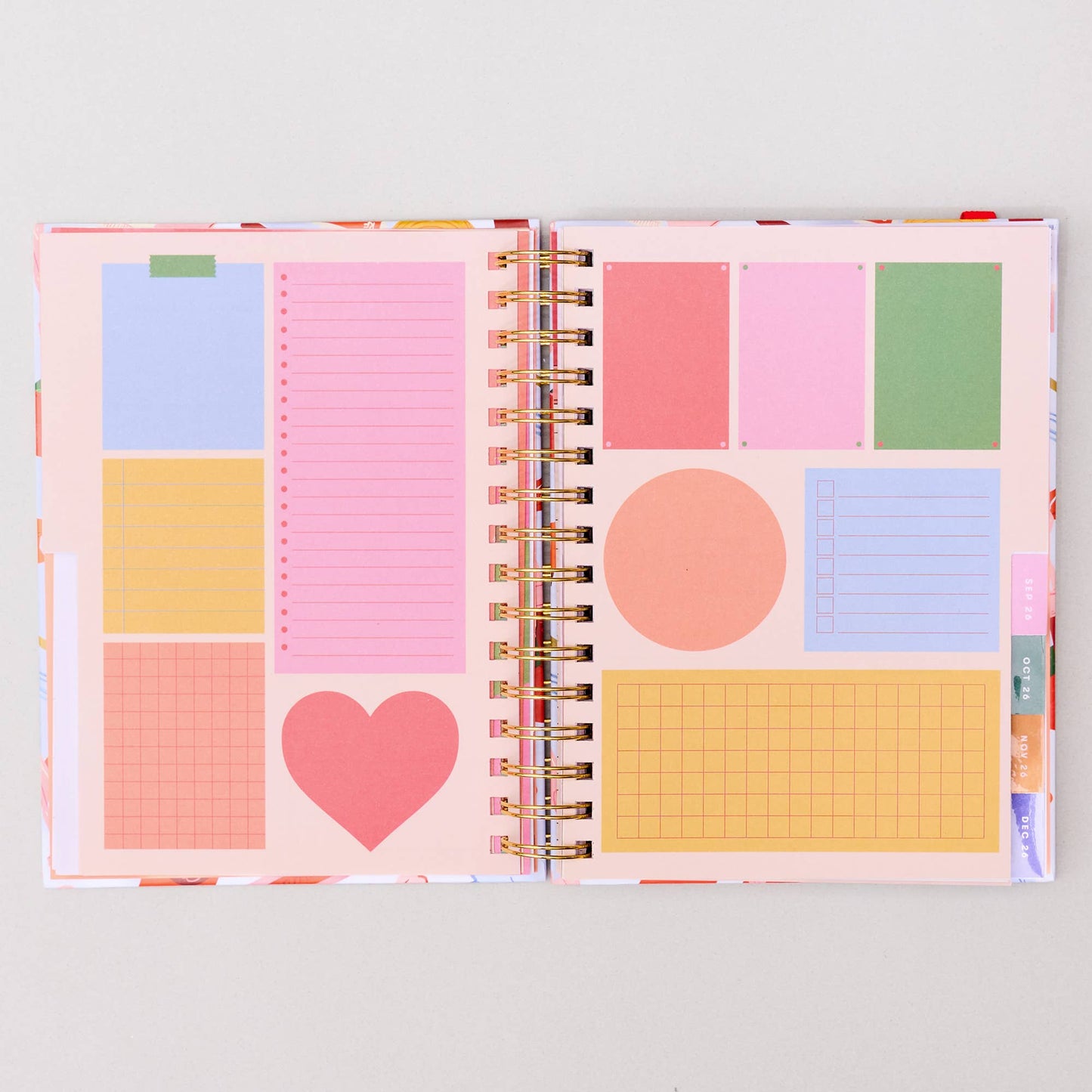 Medium 17-Month Academic Planner, Icons
