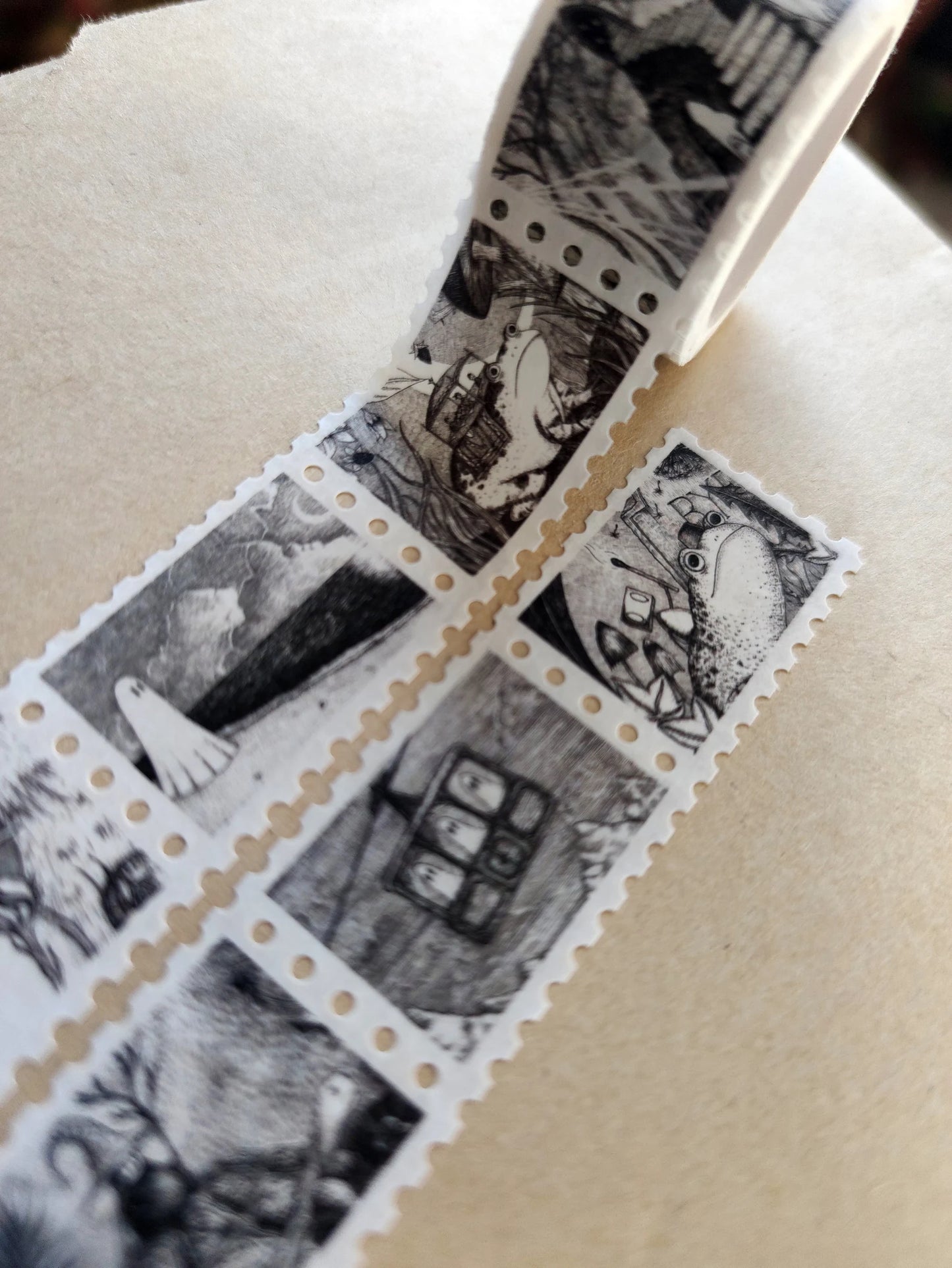Curious Stamps Fantasy Art Washi Tape