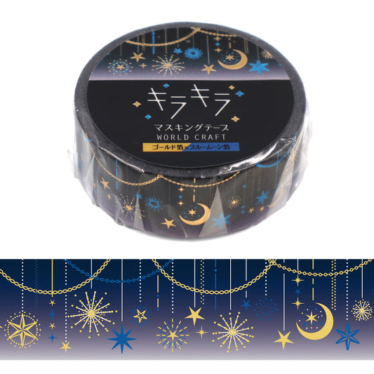 Crescent Glitter Masking Tape