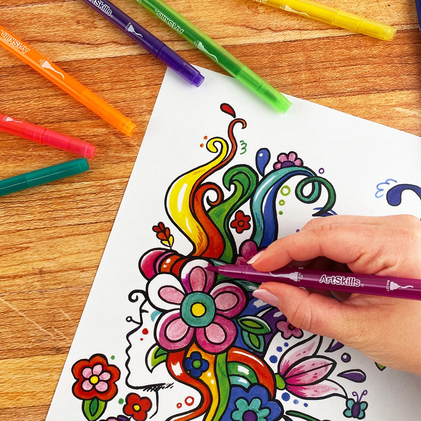 Dynamic Duos Dual-Tip Markers, 12 Markers