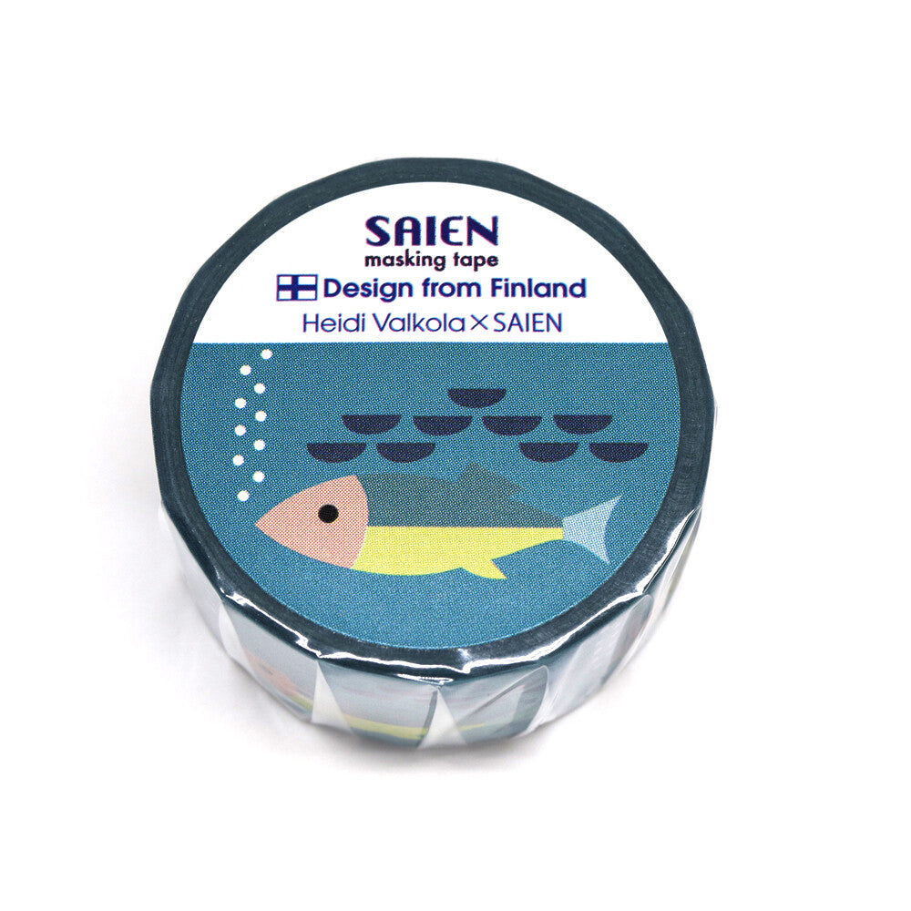 Fish Heidi Valkola × Saien Washi Tape